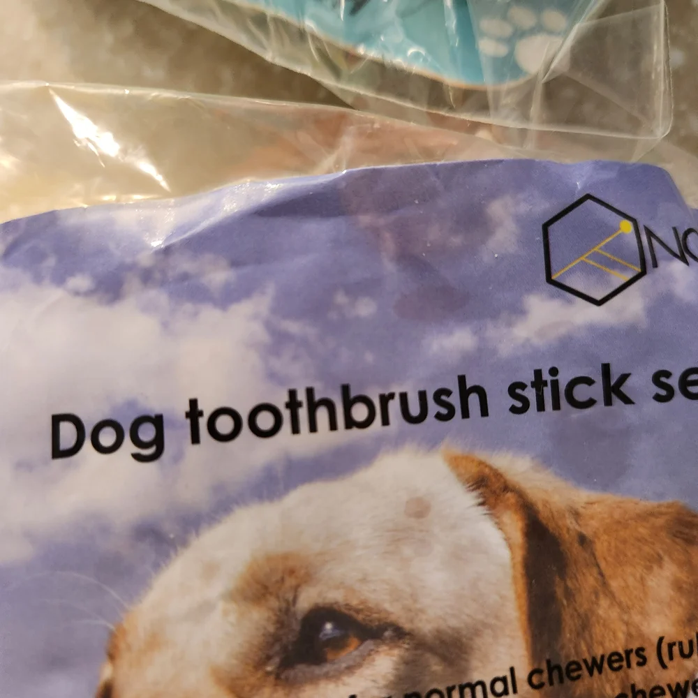 Dog Dental Care Set with Toothbrush and Gel